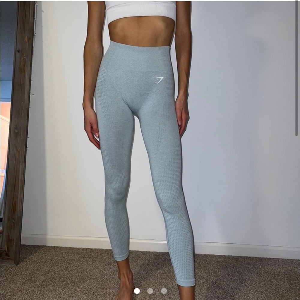 Gym Shark Leggings Light Blue